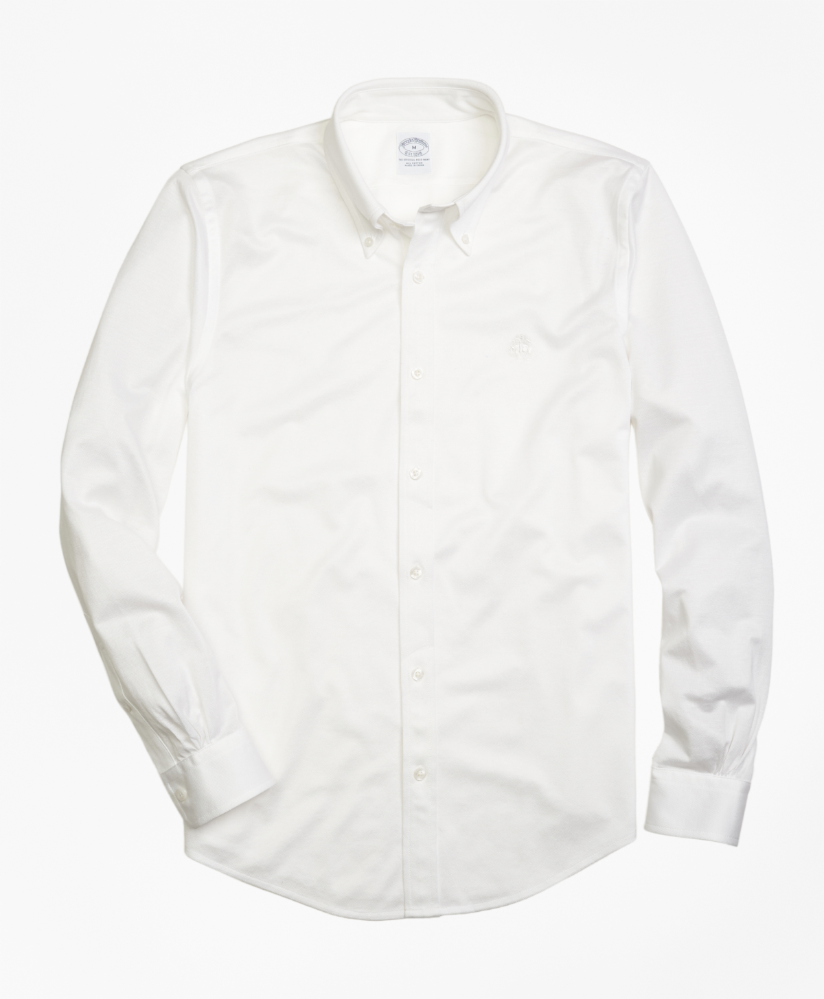 Supima Cotton Button-Down Knit Shirt