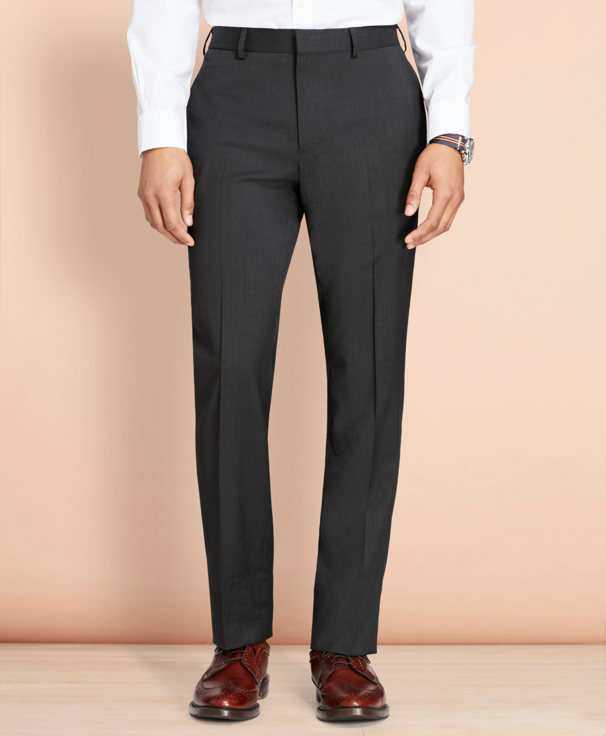 Wool Twill  Suit Trousers