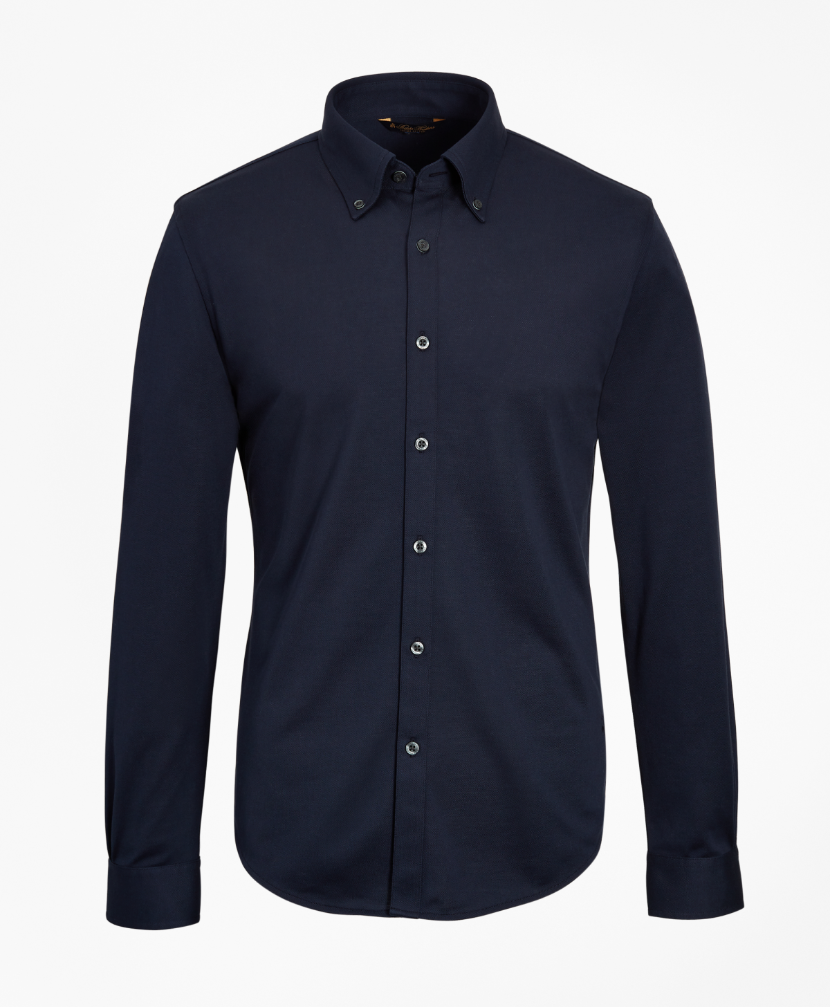 Premium Extra-Fine Supima Cotton Pique Button-Down Shirt