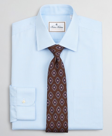 Regent Fitted Dress Shirt, Non-Iron Check